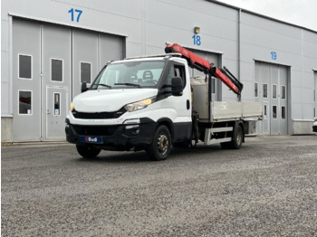 Flatbed van Kranbil Iveco Daily 70C17H -2015 | Manuell | Fassi F50