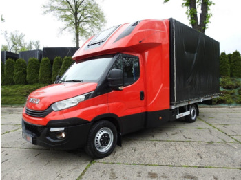 Curtain side van — IVECO Daily 35s18Pritsche + Plane